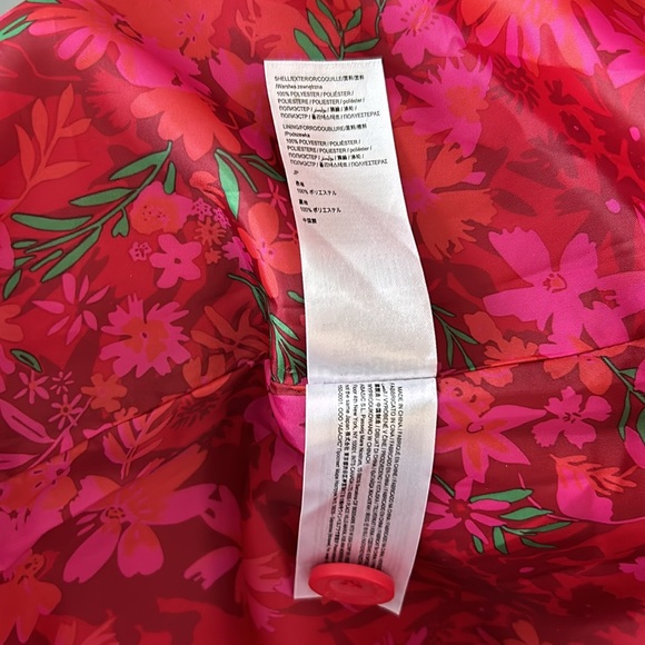 NWOT DESIGUAL Women’s Red Embroidered Overcoat Jacket EU 48 (XXL) - Picture 15 of 15